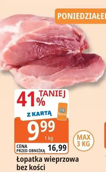 Łopatka wieprzowa bez kości