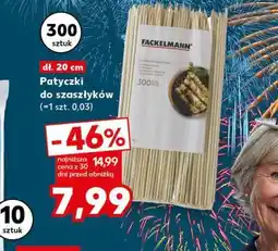 Kaufland Patyczki do szaszłyków (300 sztuk, dł. 20 cm) oferta