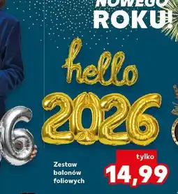 Kaufland Zestaw balonów foliowych 'hello 2026' oferta