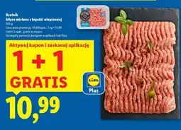 Lidl Mięso mielone z łopatki wieprzowej oferta