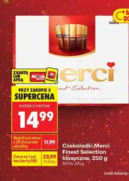 Biedronka Czekoladki Merci Finest Selection świąteczne oferta