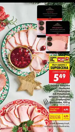 Biedronka Szynka Swojska Sądecka Tradycyjna oferta