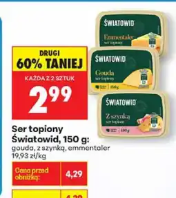 Biedronka Ser topiony gouda oferta