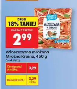 Biedronka Włoszczyzna mrożona 450 g oferta