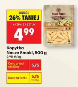 Biedronka Kopytka 500 g oferta