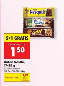 Biedronka Baton 17-25 g różne rodzaje 5+1 GRATIS oferta