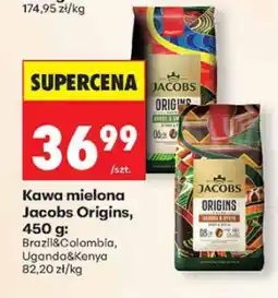 Biedronka Kawa mielona Jacobs Origins - Brazylia & Colombia 450 g oferta