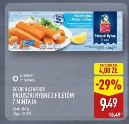ALDI Paluszki rybne z filetów z mintaja Golden Seafood 450 g oferta