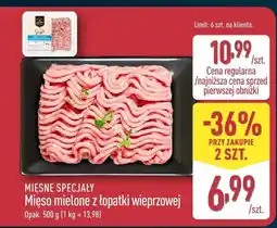 ALDI Mięso mielone z łopatki wieprzowej oferta