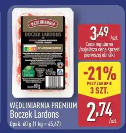 ALDI Boczek Lardons WĘDLINIARNIA PREMIUM oferta