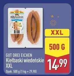 ALDI Kiełbaski wiedeńskie Gut Drei Eichen XXL oferta