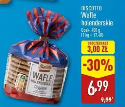 ALDI Wafle holenderskie Biscotto oferta