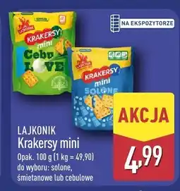 ALDI Krakersy Lajkonik Krakersy mini solone oferta