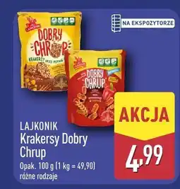 ALDI Krakersy Lajkonik Dobry Chrup oferta