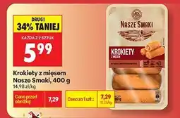 Biedronka Krokiety z mięsem Nasze Smaki, 400 g oferta