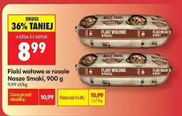 Biedronka Flaki wołowe w rosole Nasze Smaki 900g oferta