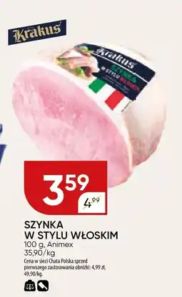 Chata Polska Szynka w stylu włoskim Krakus oferta