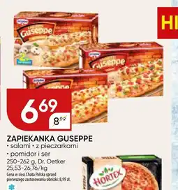 Chata Polska Zapiekanka Guseppe salami z pieczarkami, pomidor i ser Dr. Oetker oferta