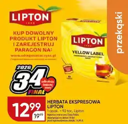 Chata Polska Herbata ekspresowa Lipton Yellow Label oferta
