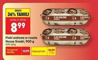 Flaki wołowe w rosole Nasze Smaki, 900 g