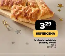 Netto Schiacciata chlebek pszenny włoski oferta