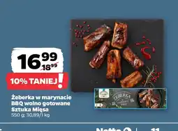Netto Sztuka Mięsa Zeberka w marynacie BBQ oferta