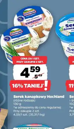 Netto Hochland Serek kanapkowy oferta
