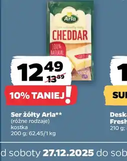 Netto Arla Ser żółty Cheddar oferta