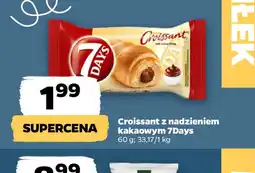 Netto 7Days Croissant z nadzieniem kakaowym oferta