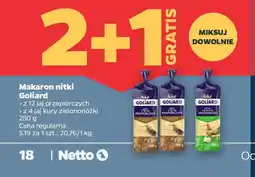Netto Makaron nitki Goliard oferta