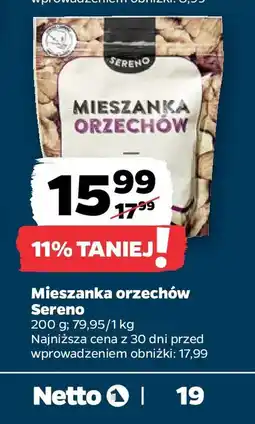 Netto Mieszanka orzechów Sereno oferta