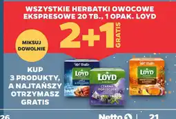 Netto Loyd herbatki owocowe oferta