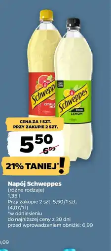 Netto Napój Schweppes oferta