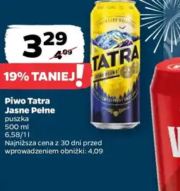 Netto Piwo Tatra Jasne Pełne oferta