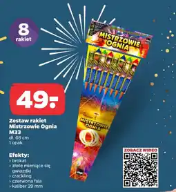 Netto Zestaw rakiet Mistrzowie Ognia M33 oferta