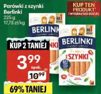 Delikatesy Centrum Parówki z szynki Berlinki oferta
