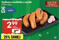 Delikatesy Centrum Kiełbasa morlińska z szynki oferta