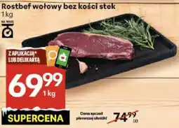 Delikatesy Centrum Rostbef wołowy bez kości stek 1kg oferta