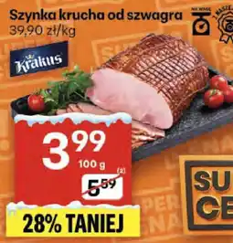 Delikatesy Centrum Szynka krucha od szwagra 100g oferta