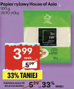 Delikatesy Centrum Papier ryżowy House of Asia oferta