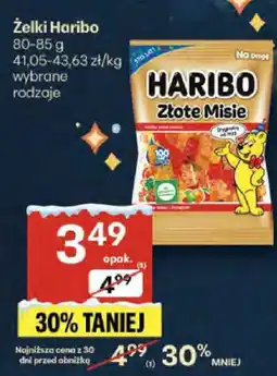 Delikatesy Centrum Żelki Haribo Złote Misie 80-85g wybrane rodzaje oferta