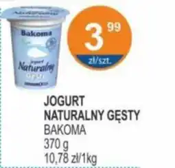 Rabat Jogurt naturalny gęsty bakoma oferta