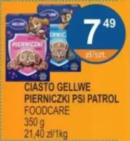 Rabat Ciasto gellwe pierniczki psi patrol foodcare oferta