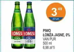 Rabat Piwo łomża jasne, 0% van pur oferta