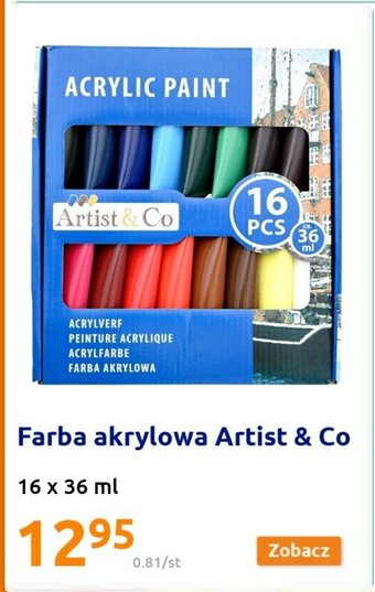 Action Farba akrylowa Artist & Co oferta