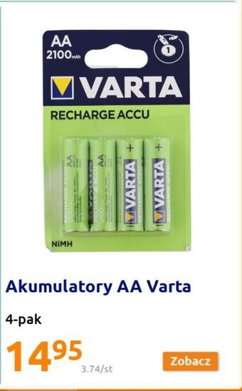 Action Akumulatory AA Varta oferta