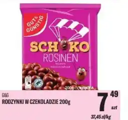 TomiMarkt G&G rodzynki w czekoladzie oferta
