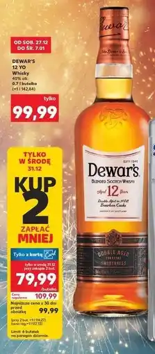 Kaufland Dewar's 12 YO Whisky 0.7 l oferta