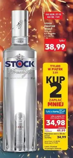 Kaufland Stock Prestige Wódka 0.7 l oferta