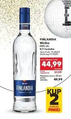 Kaufland Finlandia Wódka 40% alk. 0,7 l butelka oferta